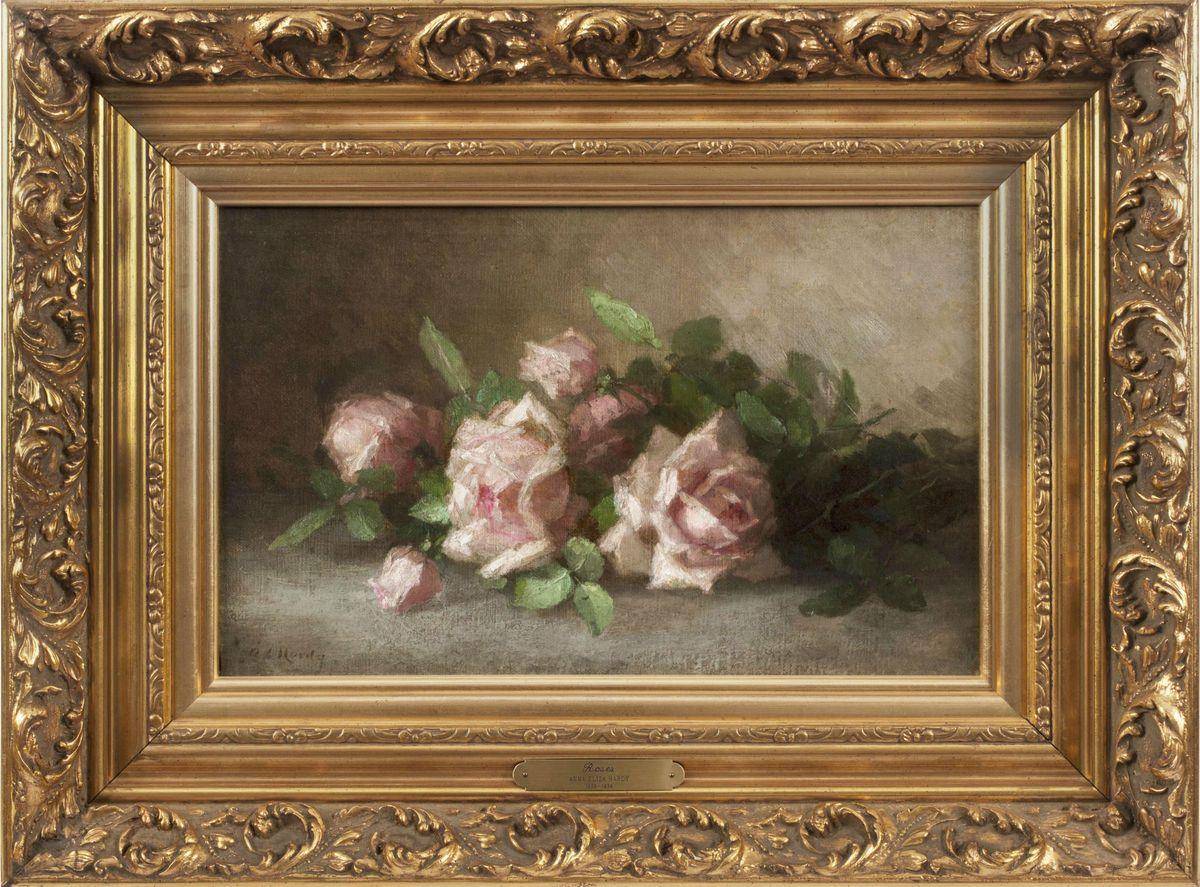 Stillleben mit Rosen von Anna Eliza Hardy (1839-1934, amerikanisch) im Angebot 1