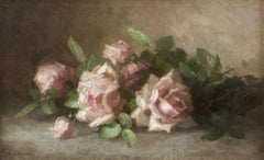 Antique Still Life of Roses by Anna Eliza Hardy (1839-1934, American)