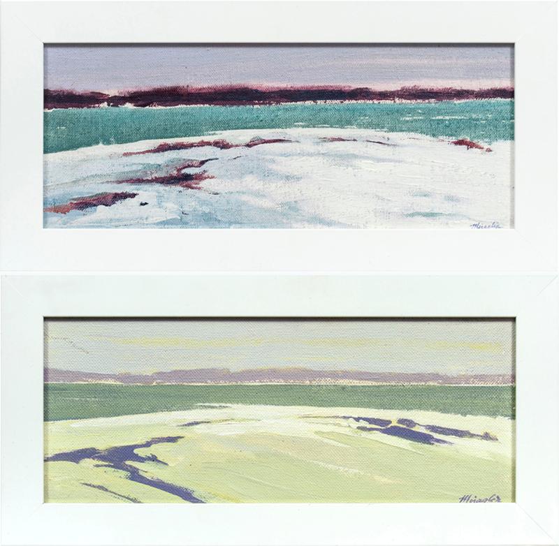 Pair of Cape Cod Views by Anthony J. Miraglia (20th and 21st centuries) For Sale 2