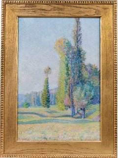 Giverny, France, Landscape by Josephine Miles Lewis (1865-1959, American)