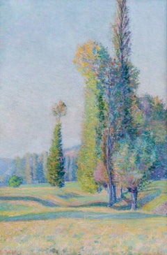 Giverny, France, Landscape by Josephine Miles Lewis (1865-1959, American)