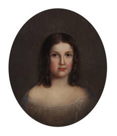 Clara E. Peale, Portrait by Mary Jane Peale (1827-1902, American)