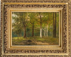 In the Catskill Woodlands by Thomas B. Griffin (1858-1918, American)