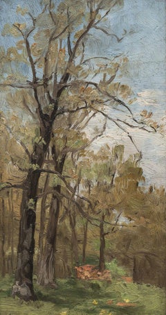 Landscape with Tree by Adele Frances Bedell (1861-1957, American)
