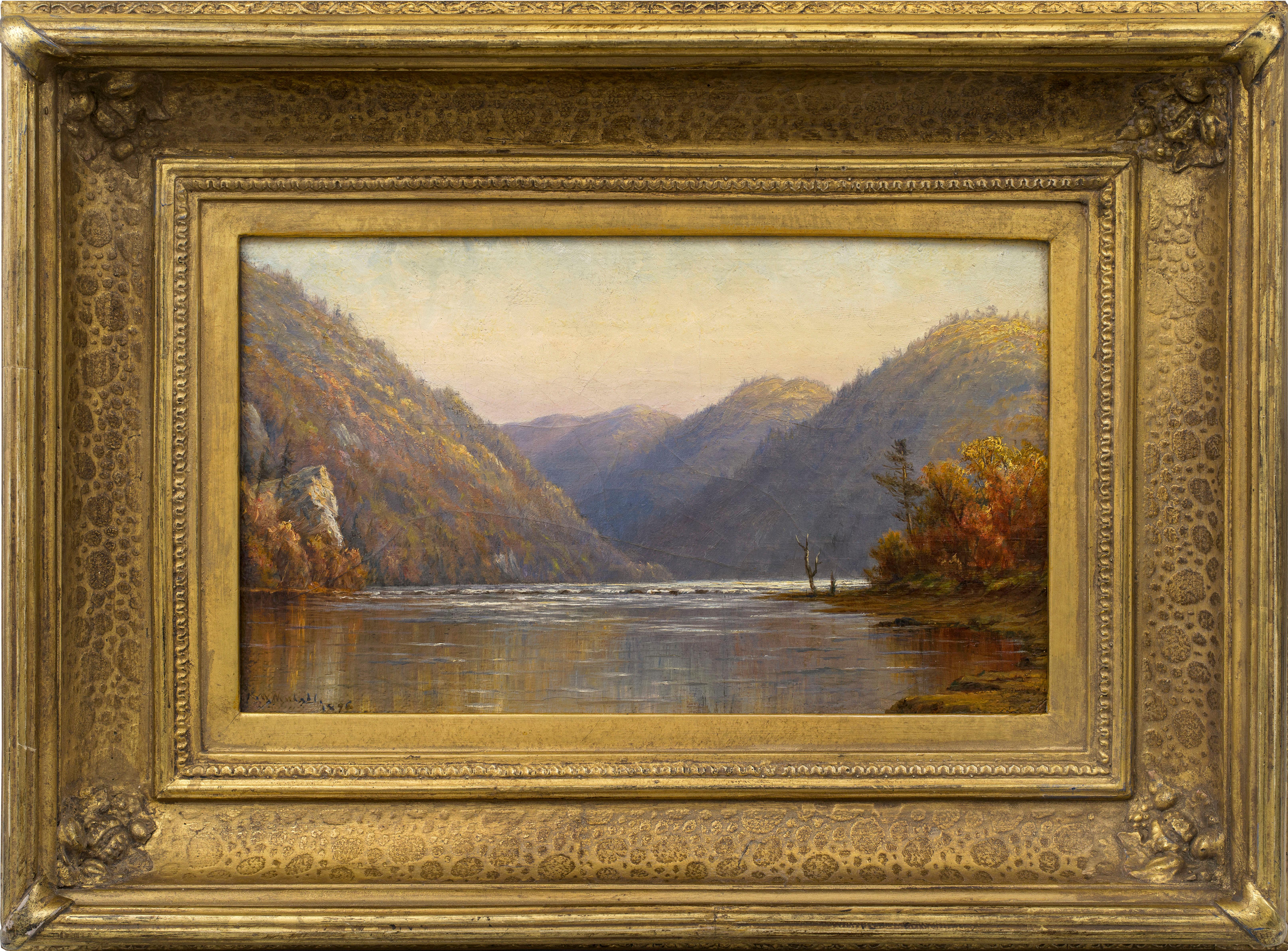 Autumn on the Black Brook, 1876 by Kate W. Newhall (1840-1917, American) For Sale 1
