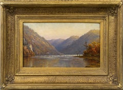 Autumn on the Black Brook, 1876 by Kate W. Newhall (1840-1917, American)