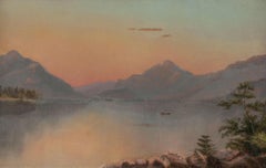 Antique Lake Placid, Adirondacks, c.1879 by Suzanne C. Porter (c.1839-1887, American)