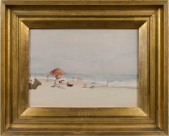 Beach Scene at Coney Island, 1905, by Miss. M.J. Whaley (1871-1938, American)