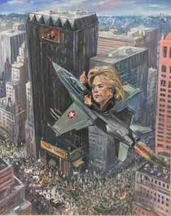 Manfred Rapp, Caricatures, "Plan B, Trump Tower" Prints & Original Available