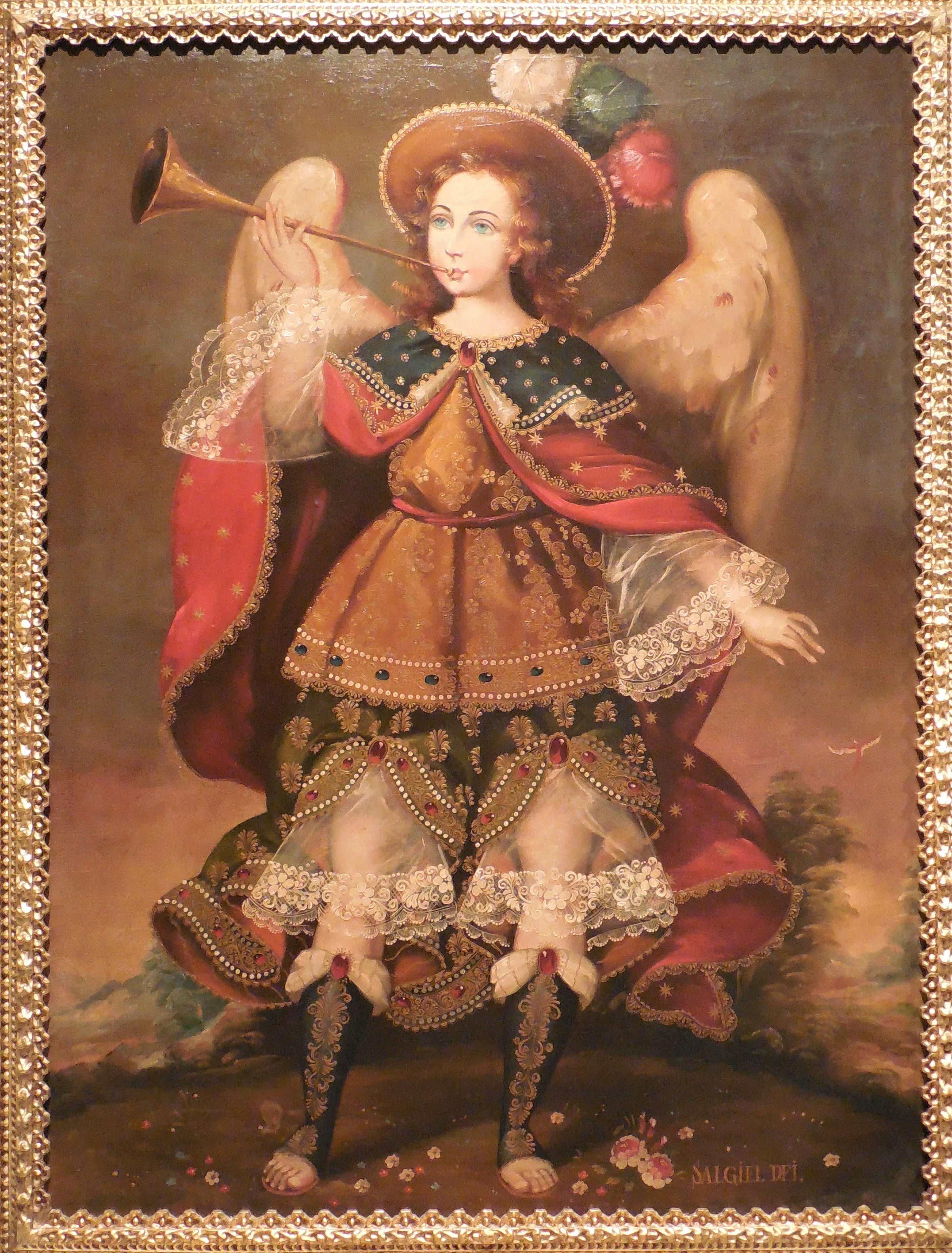 Salgiel Dei - Painting by Martha Ochoa