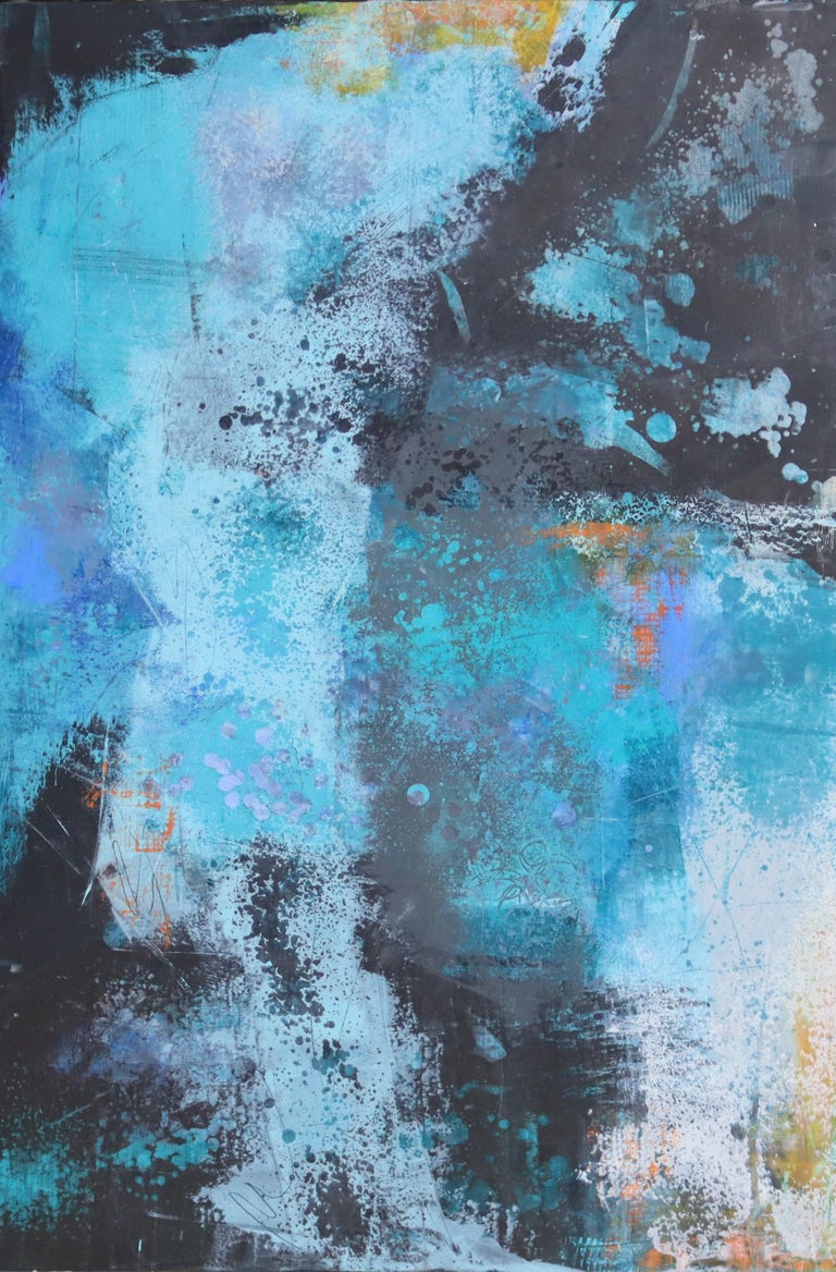 Sandi Neiman Abstract Painting - Something Old, Something New