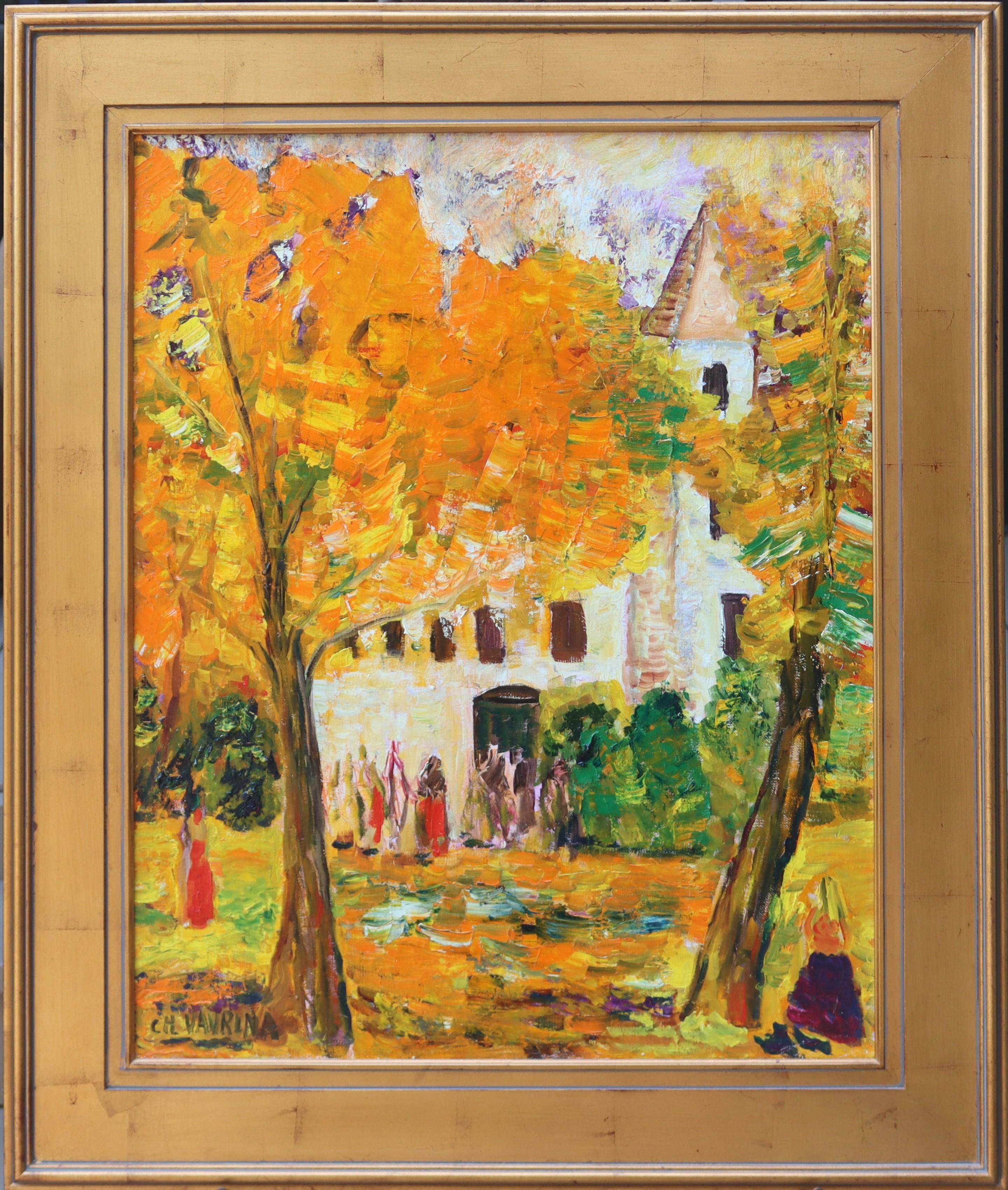 Church In The Dell - Painting by Charles Vavrina