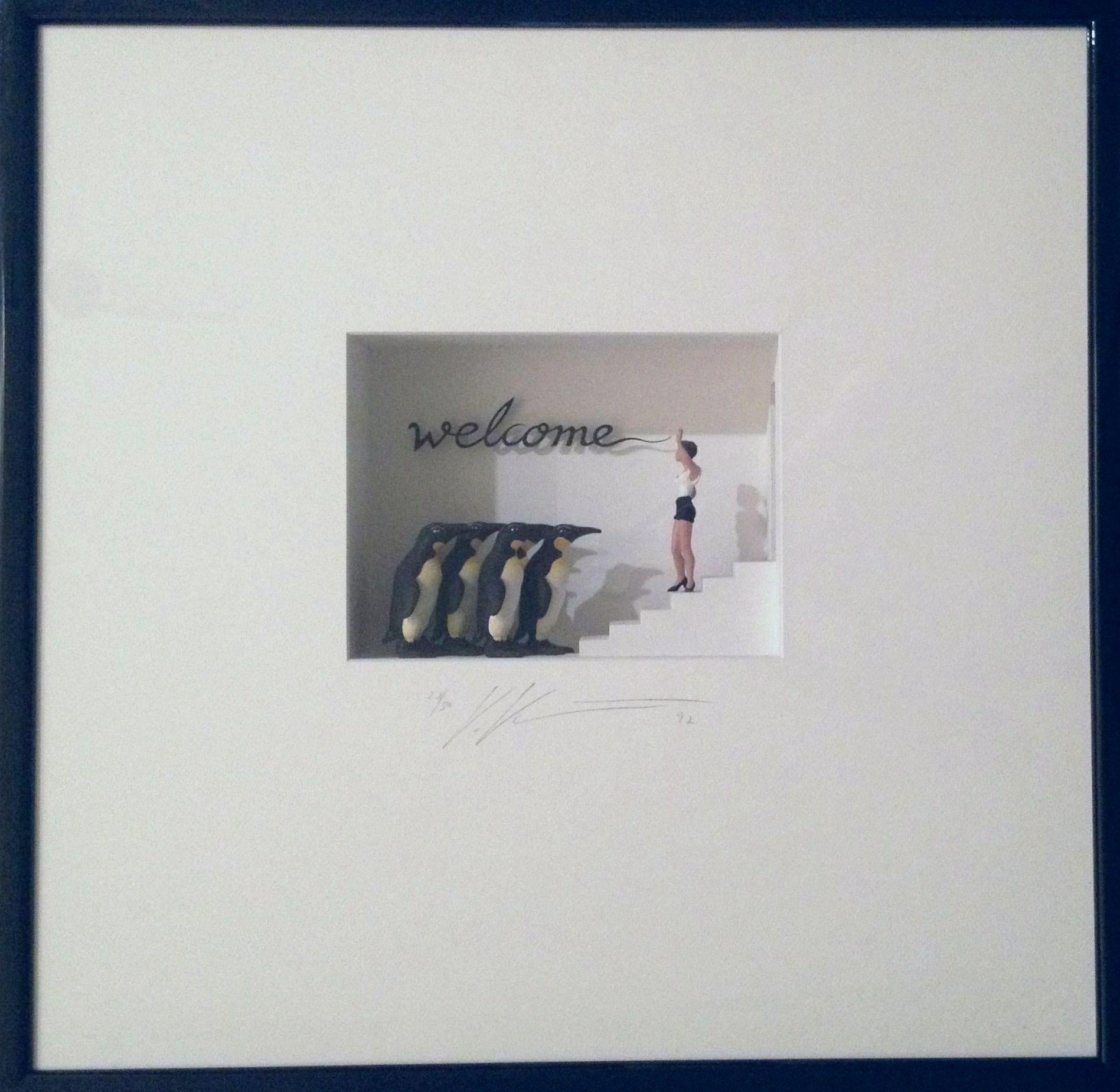 Welcome - Print by Volker Kuhn