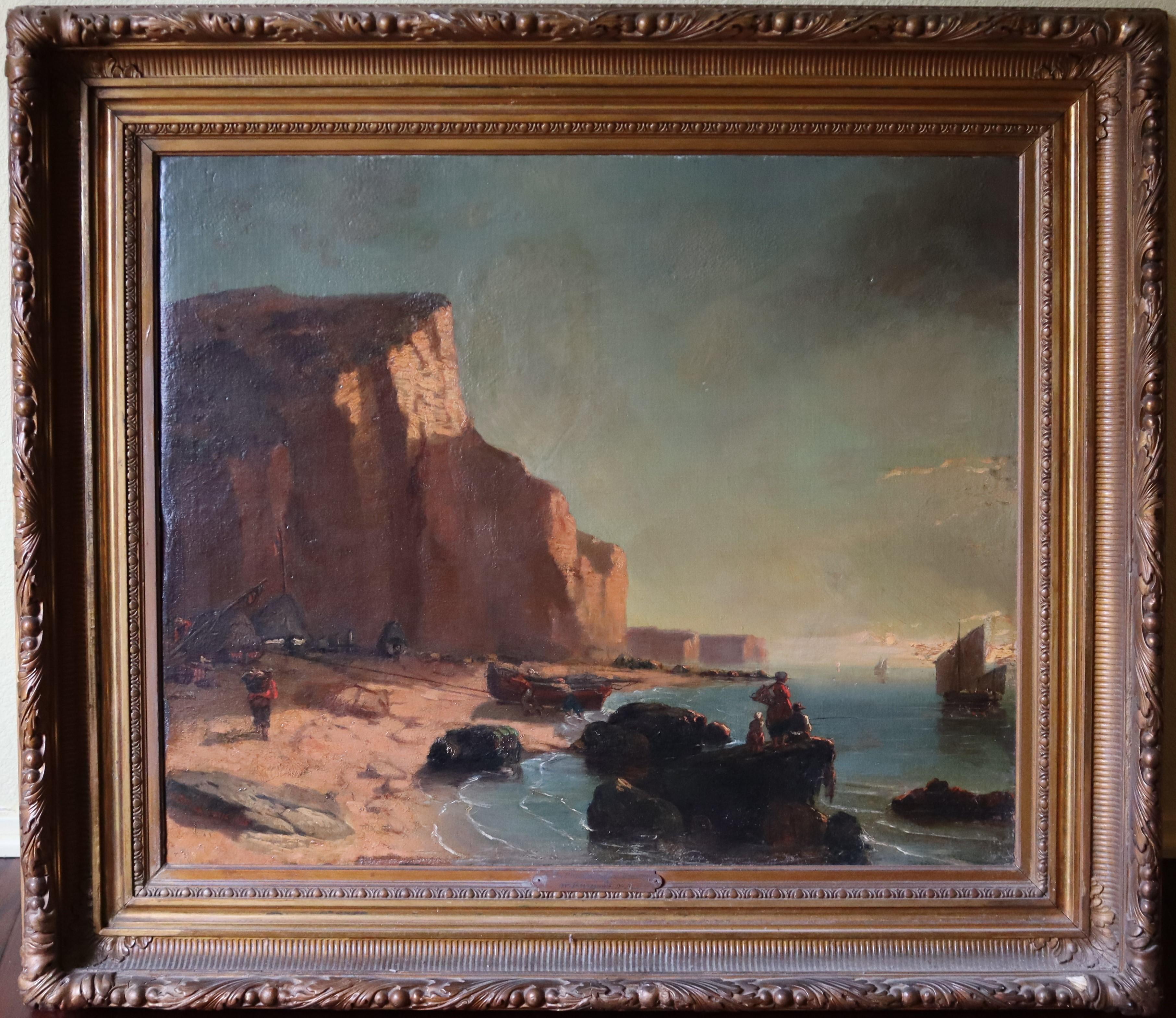 On the Beach ... Brittany - Painting by William Parsons Winchester Dana