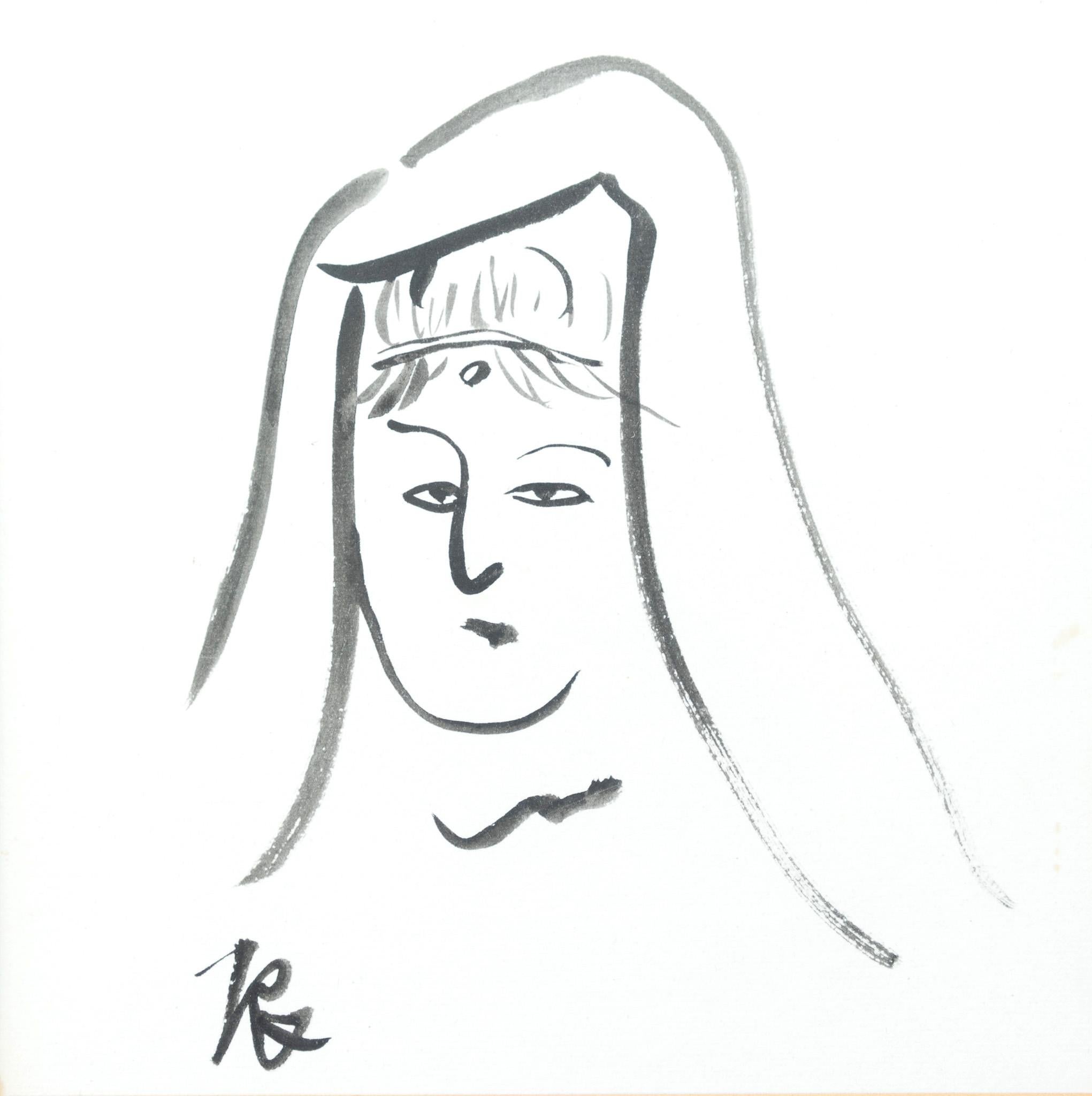 Portrait of a Woman - Contemporary Art by Tatsuya Nakamoto