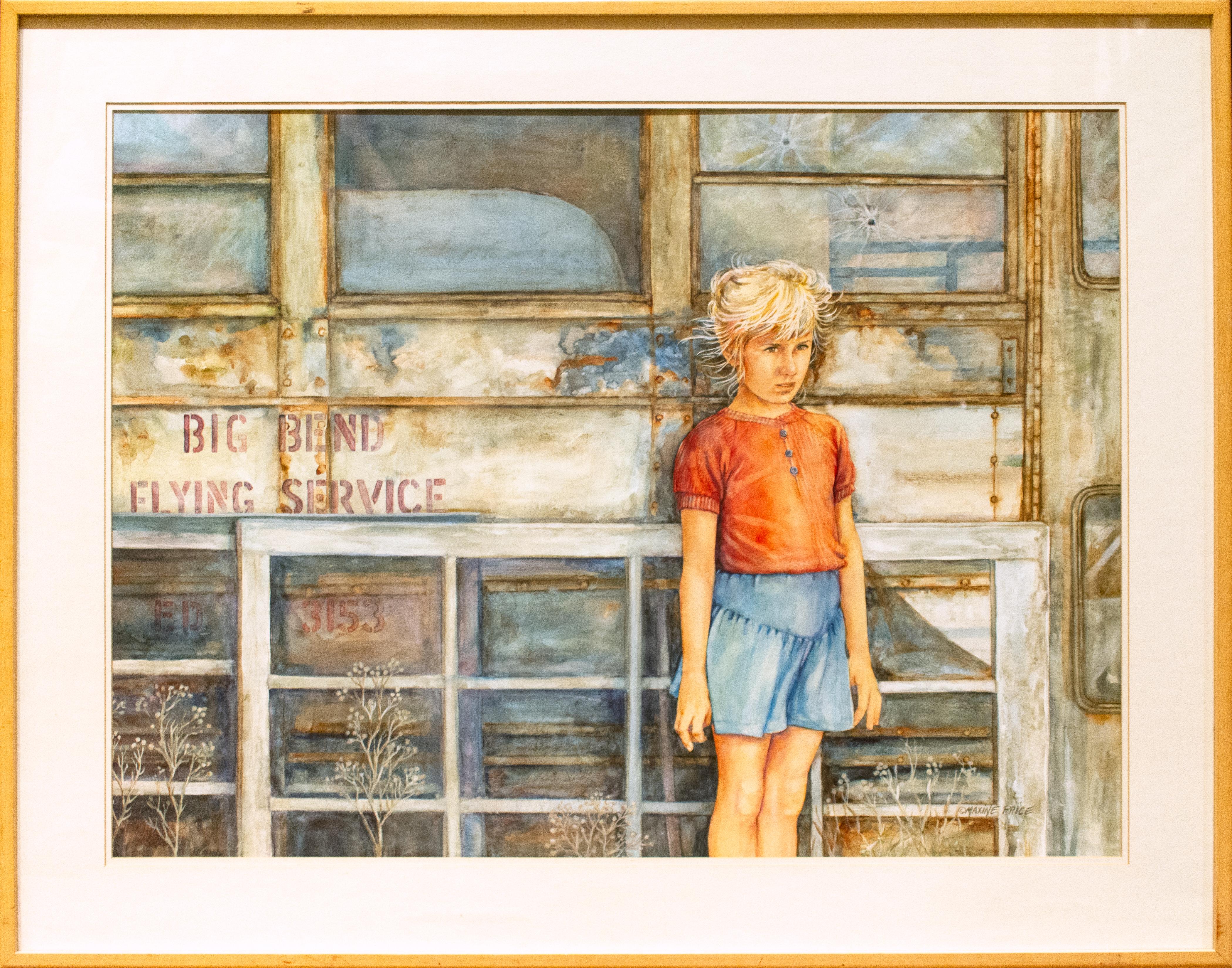 L'autobus di Amanda - Painting di Maxine Price