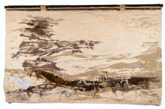 „La Neige“ (Schneeflocke) Wandteppich aus Wolle