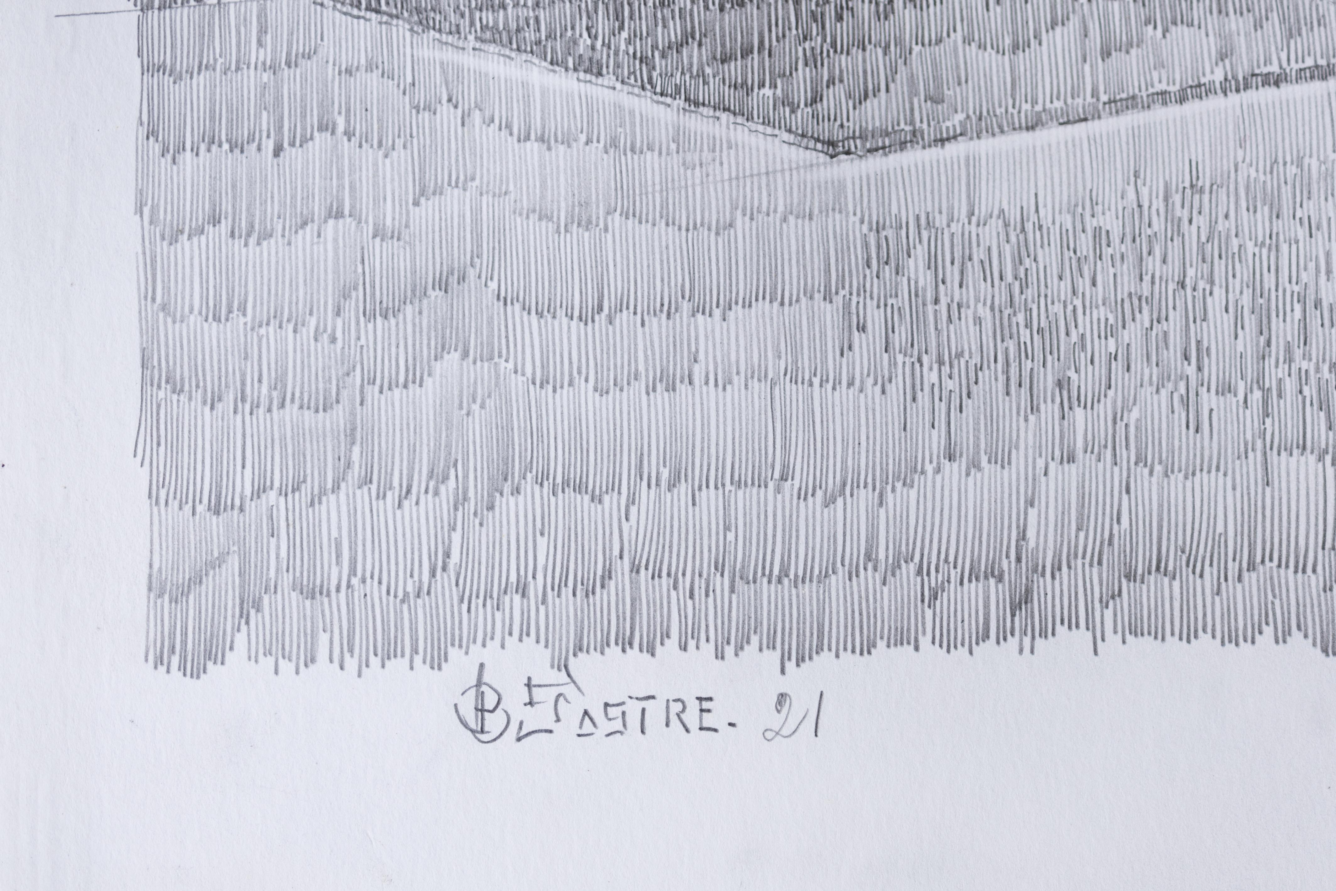 Ein Stück aus Bartolome Sastres Sammlung von Mischtechniken auf Papier.
19,5 x 27,5 Zoll
Pastell und Bleistift auf Papier