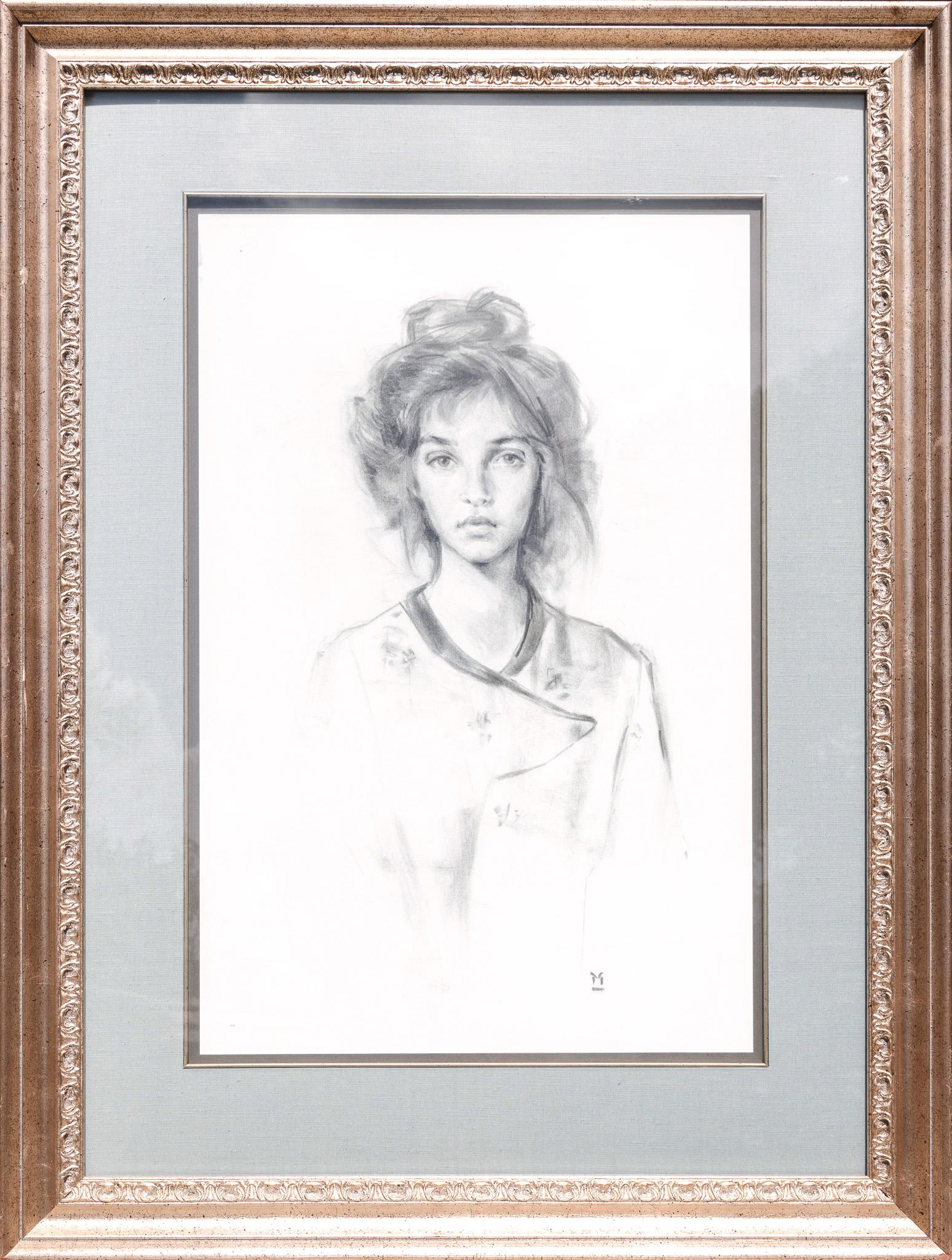 Retrato de una chica - Art de Miles Mathis