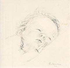 Vintage "Sleeping Infant" Sketch