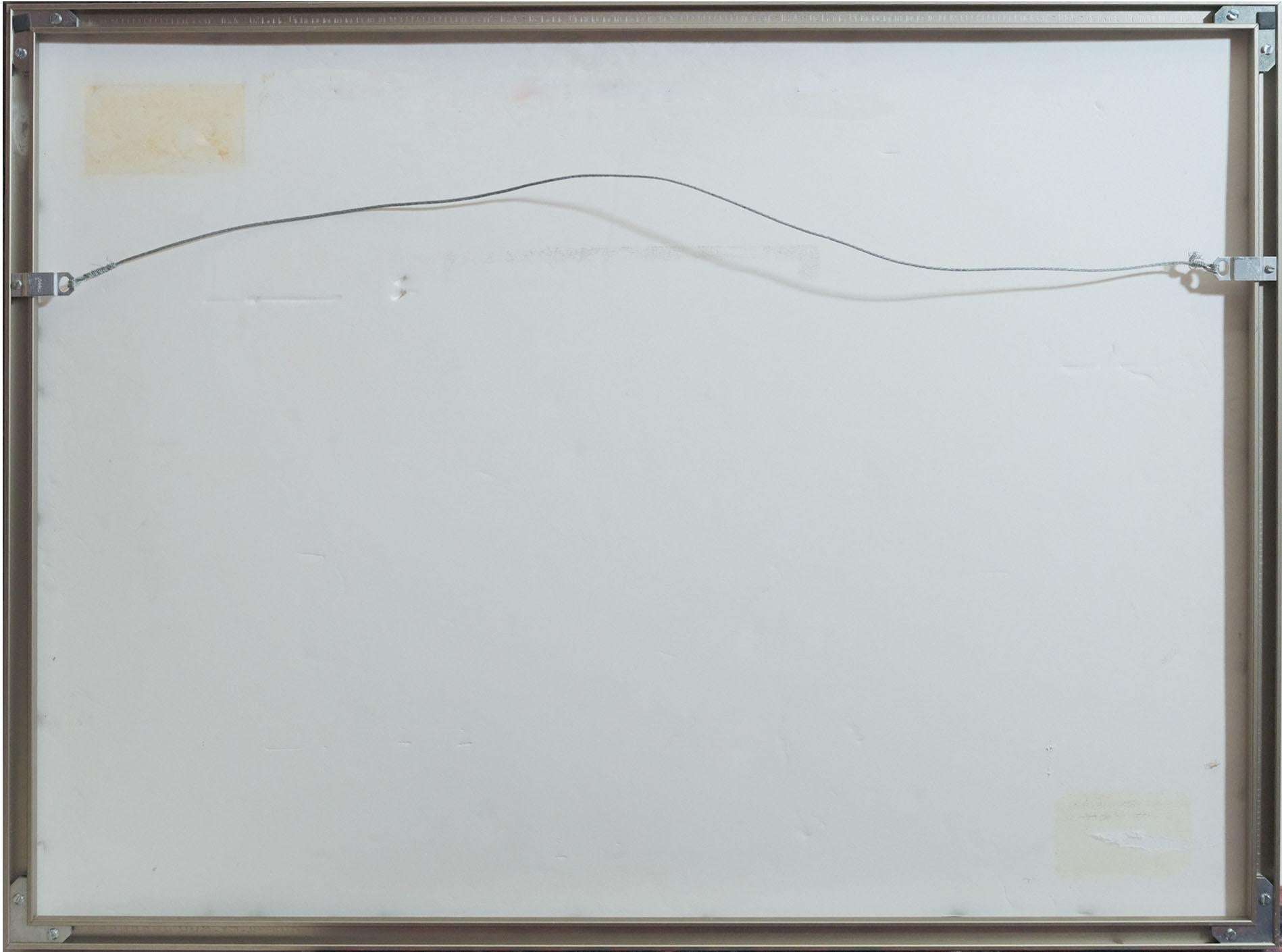 Dimensioni pagina: 14 x 22 pollici.
Dimensioni della cornice: 20 x 27 pollici.
Firmato e datato, in basso a destra.

Un tranquillo allenamento della squadra all'alba sul lago Lady Bird (Townes Lake), ad Austin, in Texas. La città di Austin, oltre a