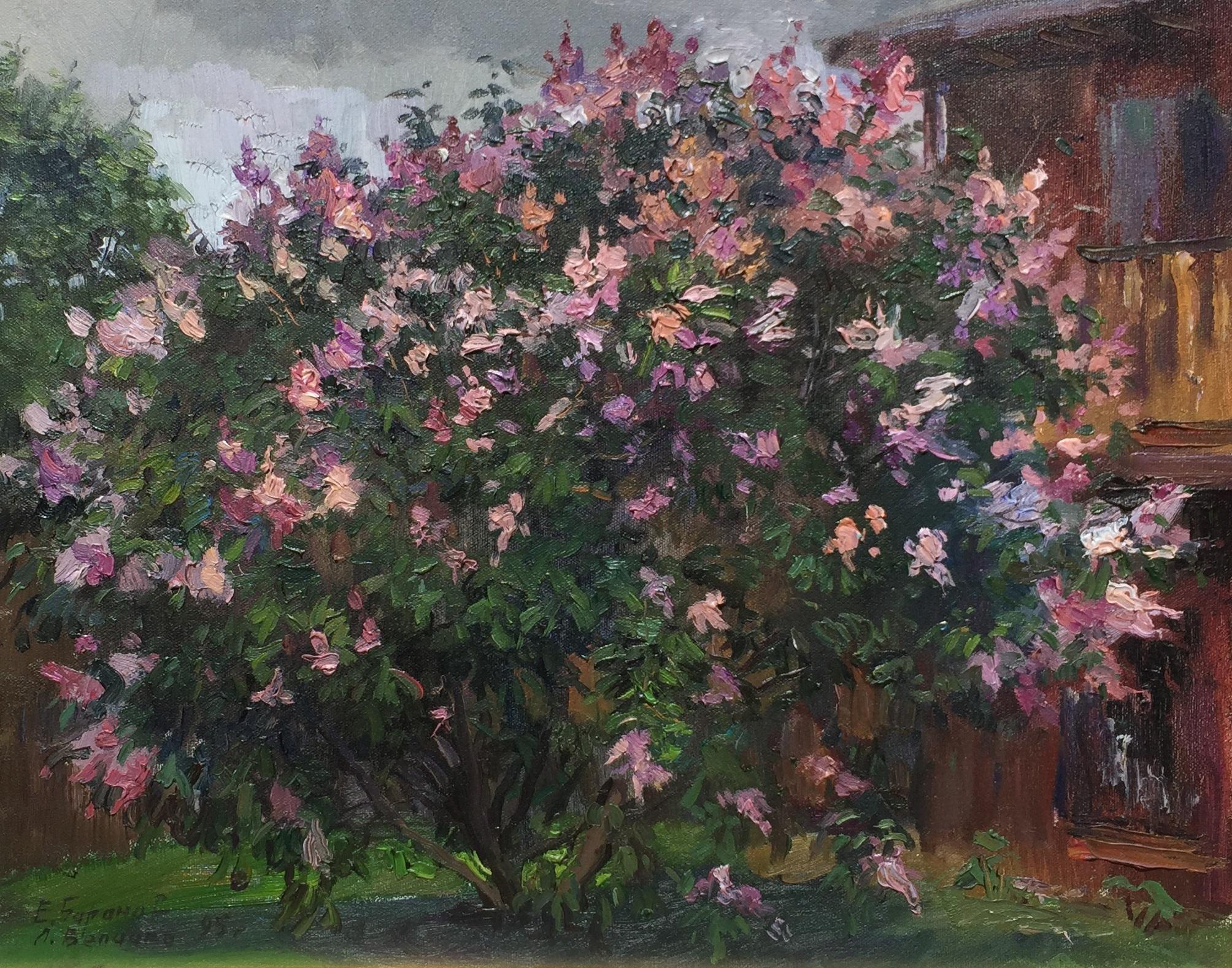 Evgeny & Lydia Baranov Landscape Painting - Lilacs