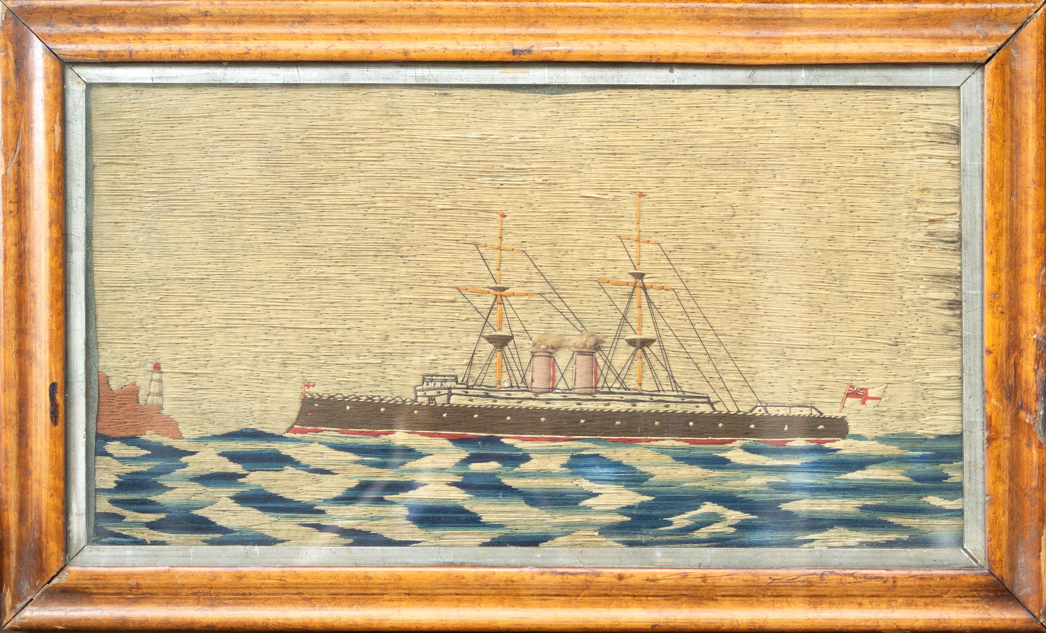 Britisches Steamboat-Wolie aus dem 19. Jahrhundert (Volkskunst), Art, von Unknown
