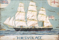 Antique H.M.S Volage British Woolie 1869