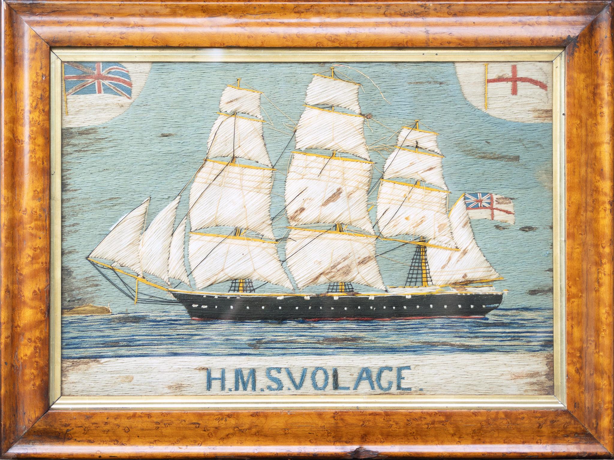 H.M.S. Volage British Woolie 1869 (Volkskunst), Art, von Unknown