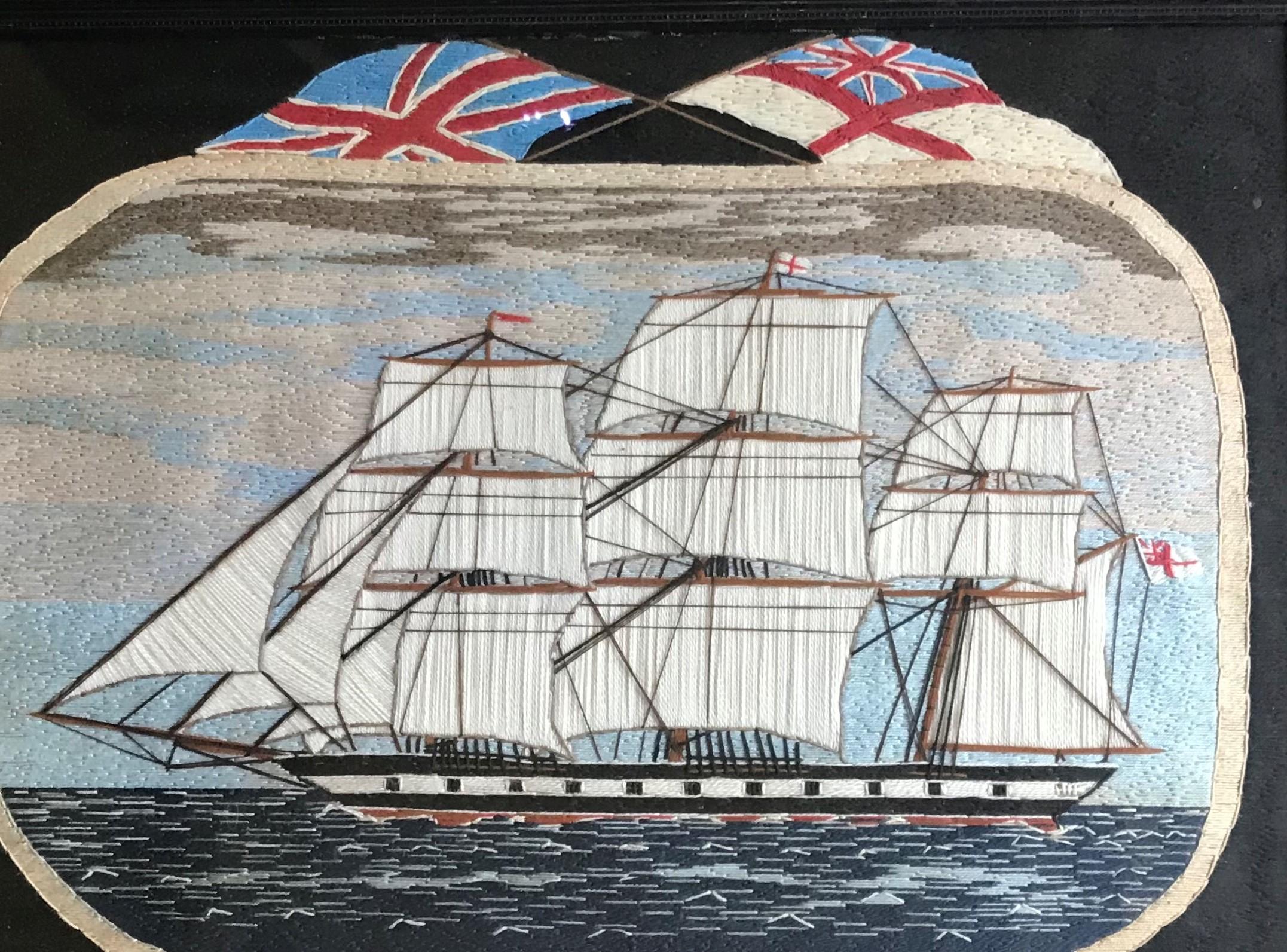 HMS Liverpool Woolie, 19ème siècle 
Fabriqué en 1860 
Origine britannique, anglaise
Cadre original 
