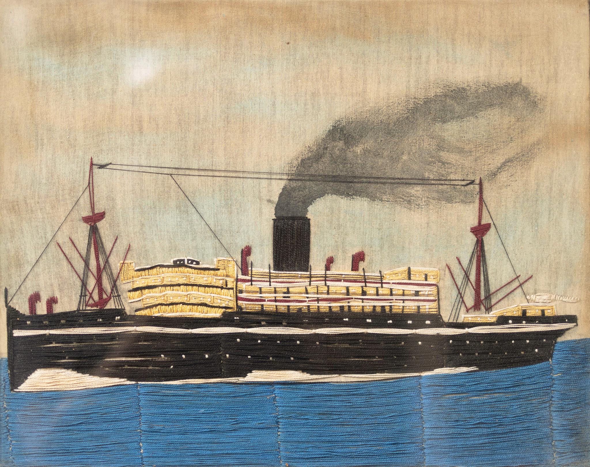 19th Century Steamboat British Woolie - Art by Unknown