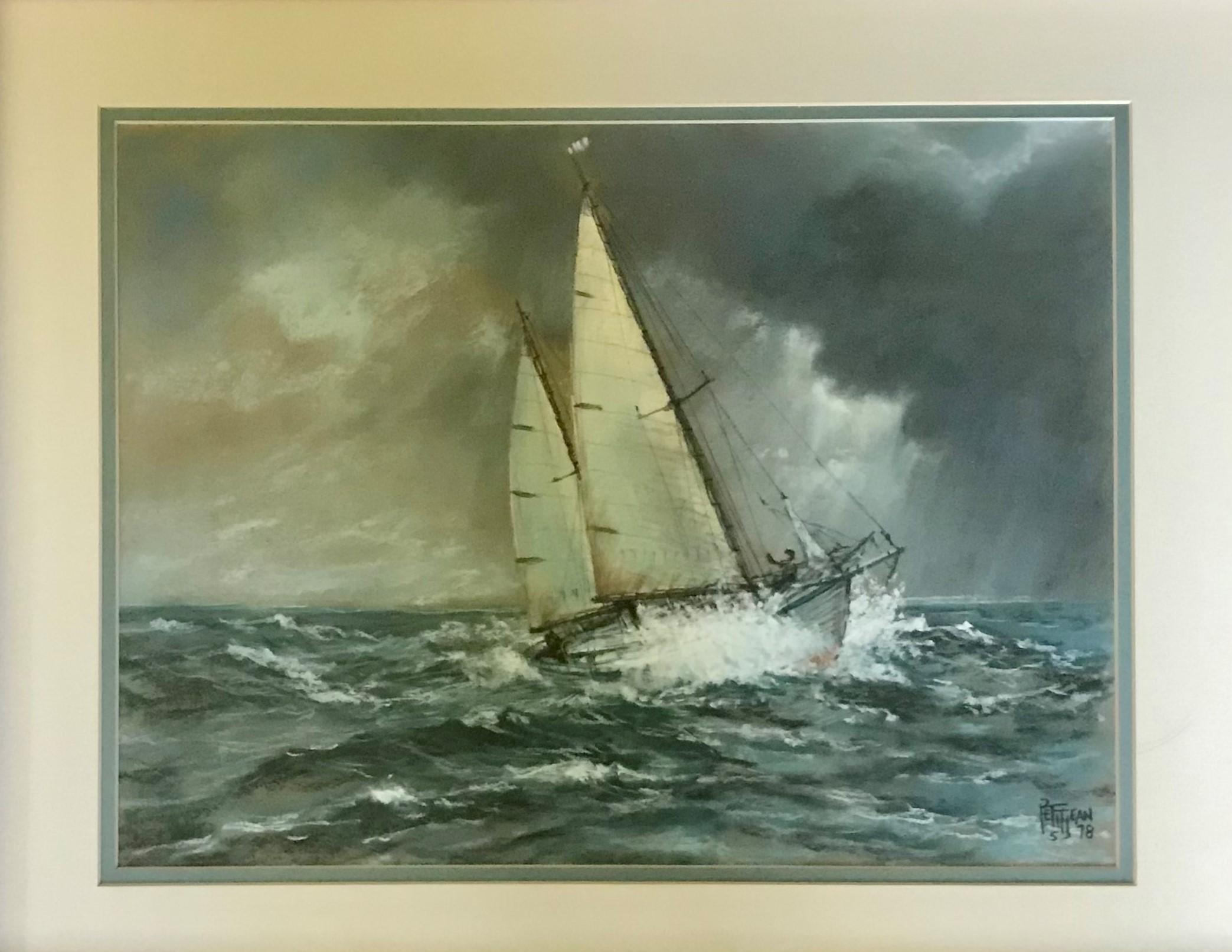 Stormy Waters  - Painting by Robert Kleinhans