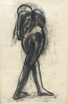 Figur mit gekreuzten Beinen