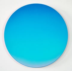 "Cold Blue Gradient" - Painting by Jan Kaláb