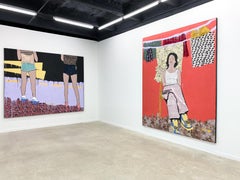 "Baby I'm a Firework" Painting from Hermes Berrio