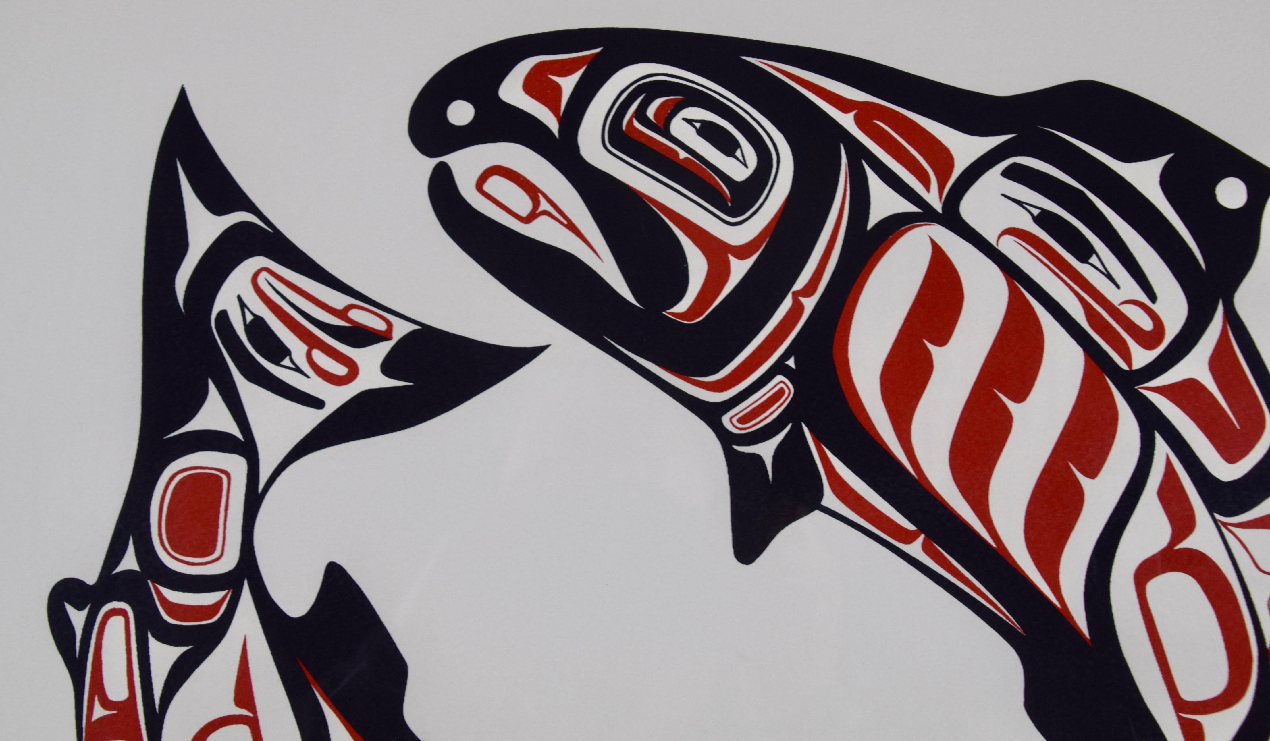 inuit salmon art