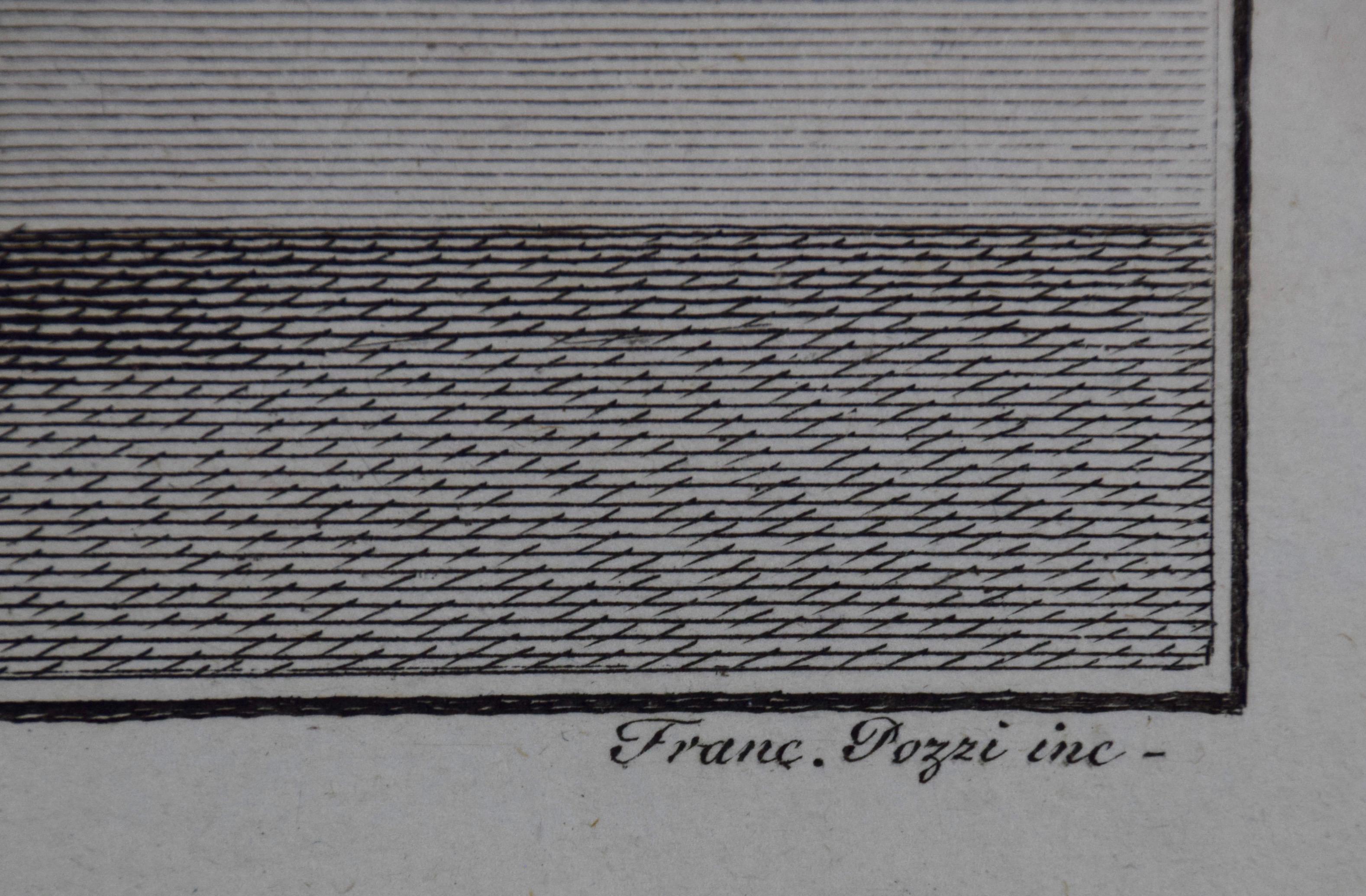 Statues romaines anciennes au Vatican : Un ensemble de trois gravures du C.I.C. en vente 2