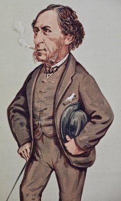 Vanity Fair Caricature, Sir Joseph Hawley, "The Purist of the Turf", Racehorses