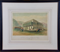 Antique Architectural View of the Residence of the Lieutenant Governor, Hong Kong