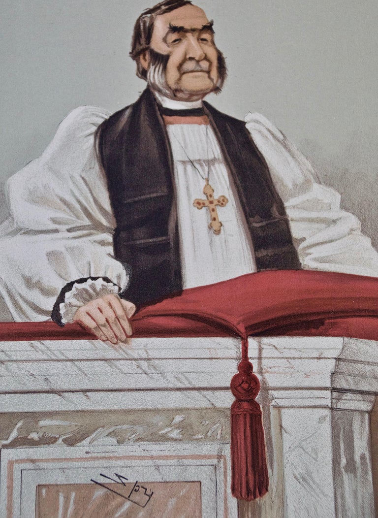 Spy Sir Leslie Ward Vanity Fair Caricature Frederick Temple