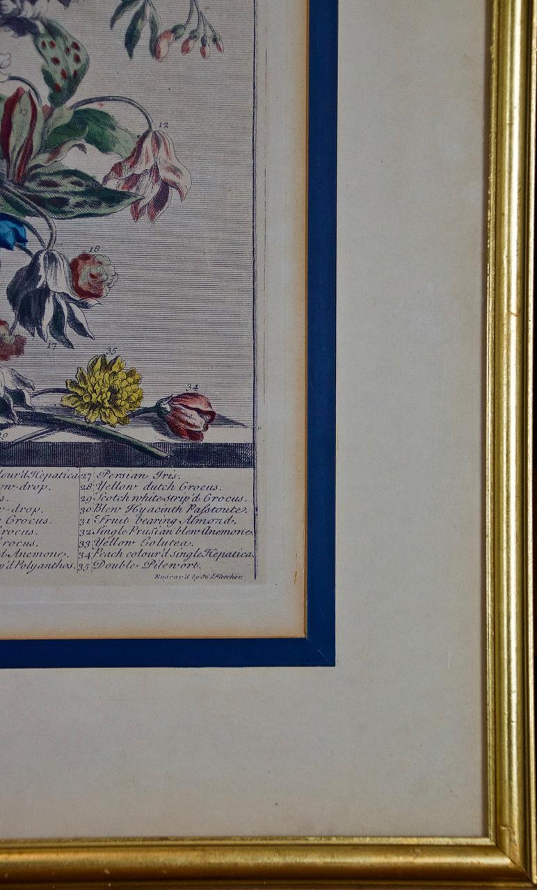 Bouquet du mois de fleurs de la série The Twelve Months of Flowers de Robert Furber en vente 5