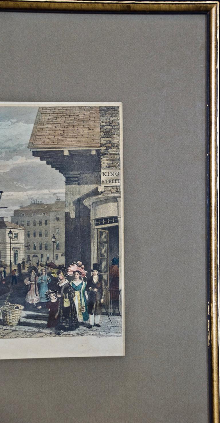 Vues de Londres : Paire de gravures encadrées du 19ème siècle par Havell and Allom en vente 7