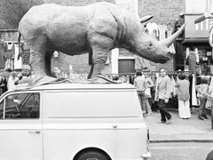 Rhino on Portobello Road, London, 1975, Photography