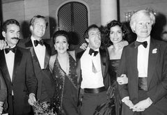 Victor Hugo, Halston, Liza Minnelli, Steve Rubell, Bianca Jagger & Andy Warhol
