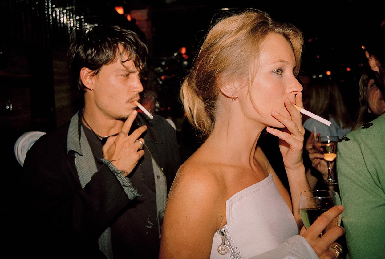 Richard Young Color Photograph - Johnny Depp & Kate Moss, Ritz Hotel, Paris, 1995,  Photography