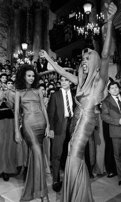 Vintage Grace Jones & Iman, Paris, 1985,  Photography