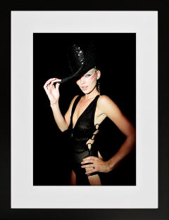 Kate Moss with Hat, London Fashion Week, 1997,  Photography