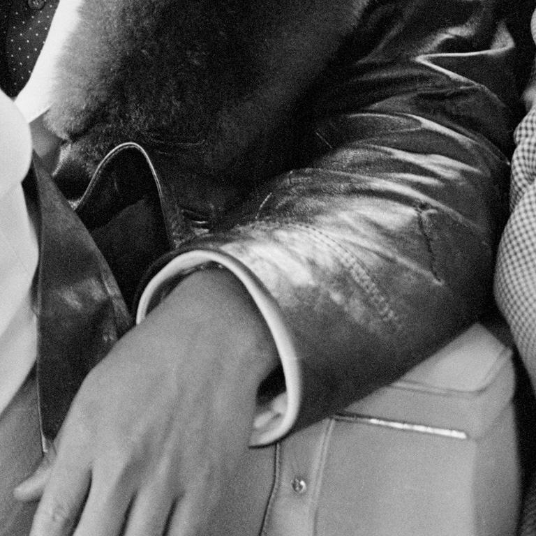 Marvin Gaye, London, 1976, Photography - Gray Black and White Photograph by Richard Young