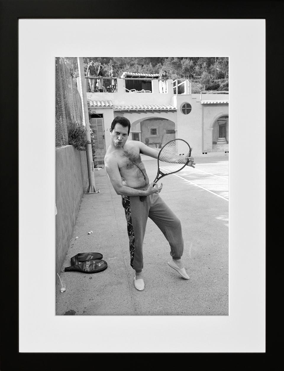 Freddie Mercury, Freddie Mercury’s, 41st Birthday Party, Pikes Hotel, Ibiza 1987 - Photograph by Richard Young