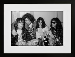 Johnny Ramone, Marc Bolan, Joey Ramone et Tommy Ramone, Ramones Party, Londres